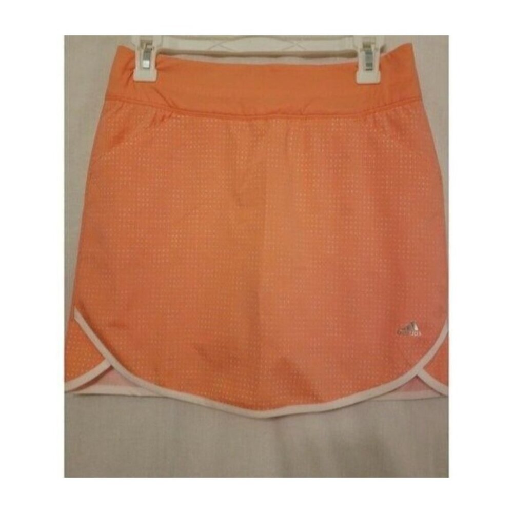 Adidas Golf Skorts / Mini Skirt Shorts Sz XS Rangewear NWT Coral /Peach Summer